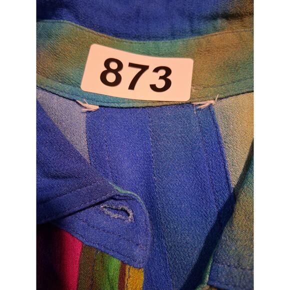 John Mark Art to Wear Women's size XL Oversized
Artsy Luxury Colorful Boho Top - Picture 6 of 9